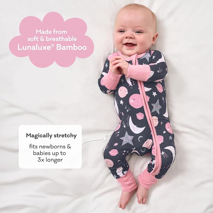 Little Sleepies Pajamas for Baby Boys & Girls, Viscose from Bamboo Baby Pajamas - Image 4
