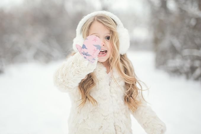 Toddler Gloves Kids Mittens Winter Warm Lined Fleece Gloves Waterproof Snow - Image 3
