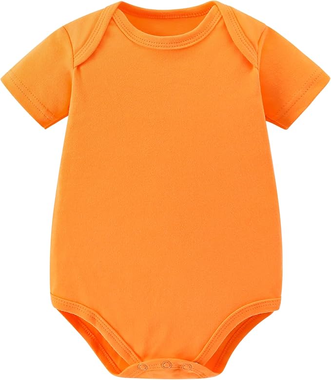 AIWUHE Unisex-Baby Short Sleeve Bodysuits Cotton One-piece Boy Girl Summer by AIWUHE