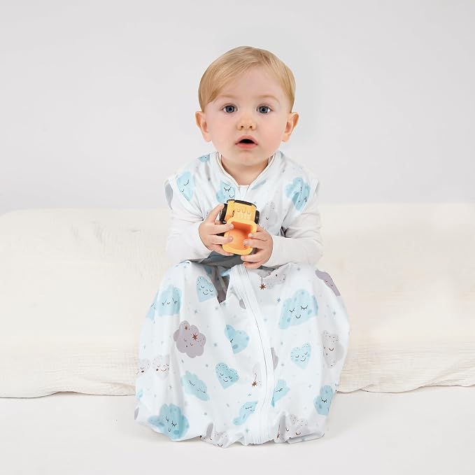 BSTOPPT 3 Pack Baby Sleep Sack 0-6 Months 100% Rayon Cotton Baby Sleeping Bag - Image 5