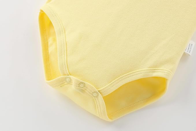 AIWUHE Unisex-Baby Short Sleeve Bodysuits Cotton One-piece Boy Girl Summer - Image 4