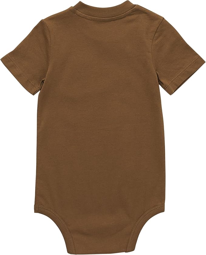 Carhartt Unisex Baby, Short-sleeve Bodysuit Pocket T-shirt | Cotton Jersey | - Image 2