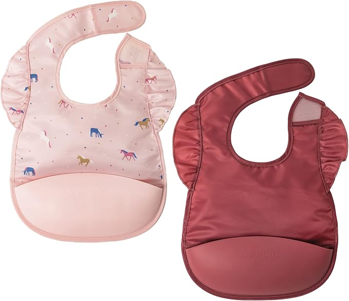 Tiny Twinkle Silicone Pocket Bibs by TinyTwinkle