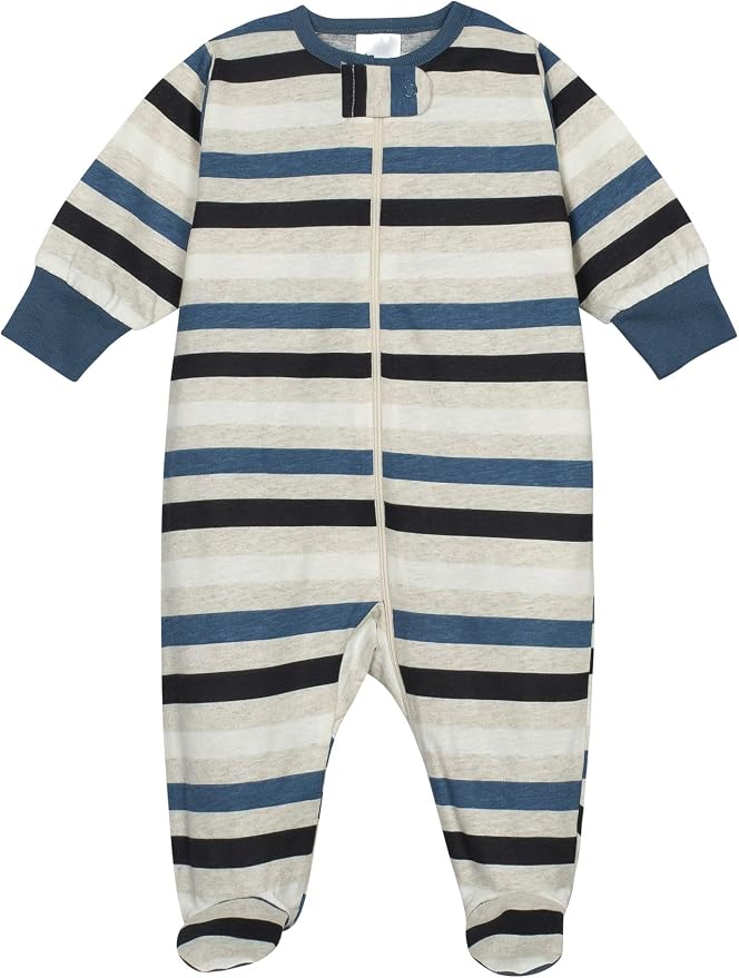 Onesies Brand Baby Boys' 4-pack Sleep 'N Play Footies - Image 2