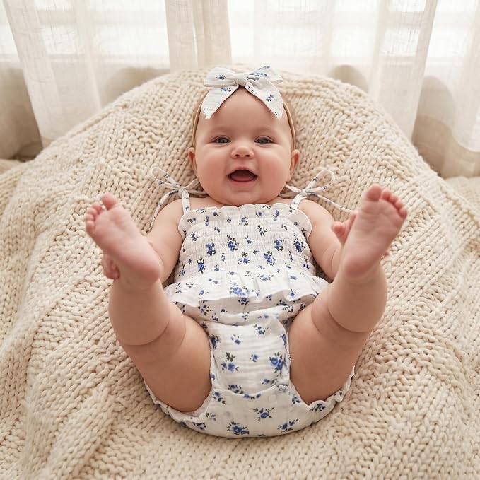 Baby Girl Romper Ruffle Newborn Girl Bodysuit Jumpsuit Baby Girl Clothes Outfit - Image 3