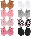 AQOKKA Newborn Baby Mittens No Scratch Cotton Elastic Wrist Gloves Infant by AQOKKA