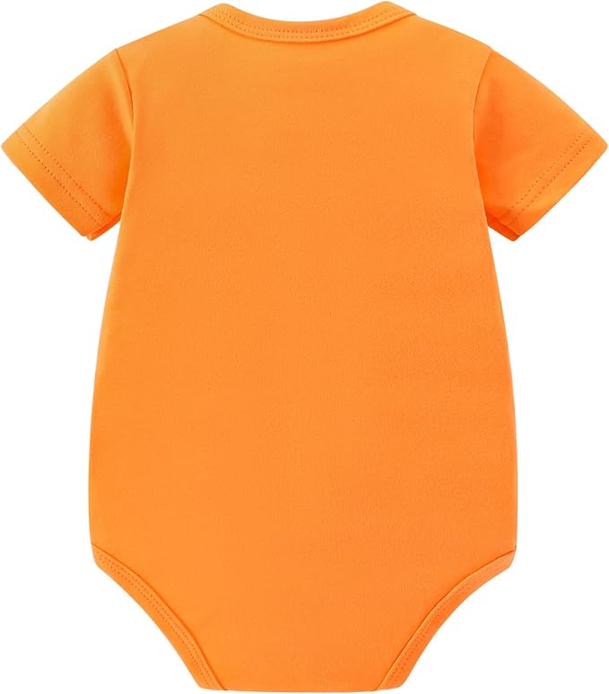 AIWUHE Unisex-Baby Short Sleeve Bodysuits Cotton One-piece Boy Girl Summer - Image 2