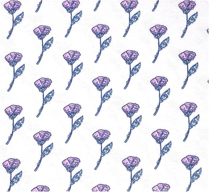 Hudson Baby Unisex Baby Cotton Polyester Flannel Receiving Blankets, Begonia - Image 6