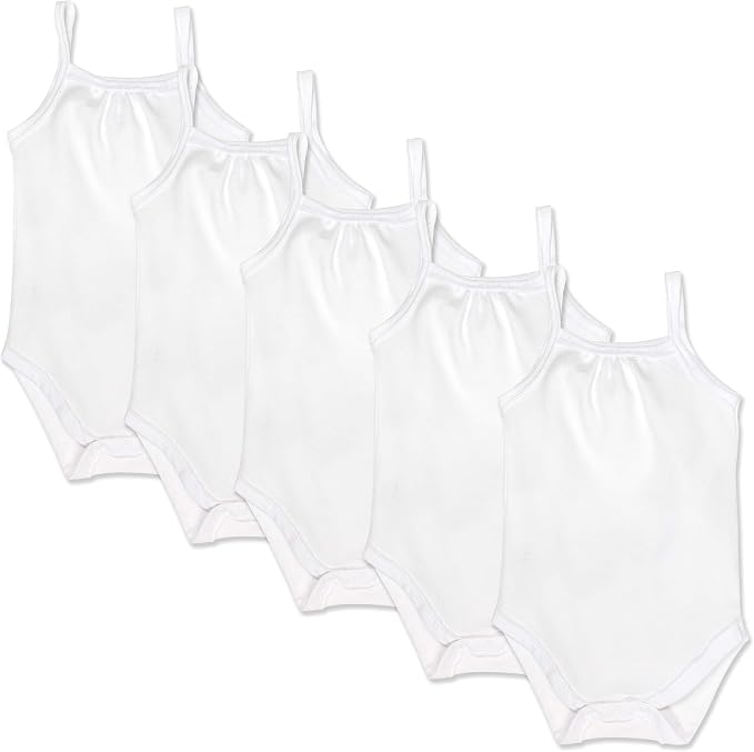 HonestBaby Multipack Sleeveless and Cami Bodysuits One-Piece 100% Organic Cotton by HonestBaby