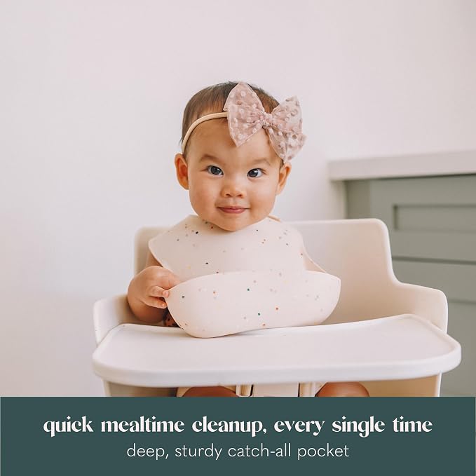 Silicone Bib Set of 2, Waterproof, - Image 2