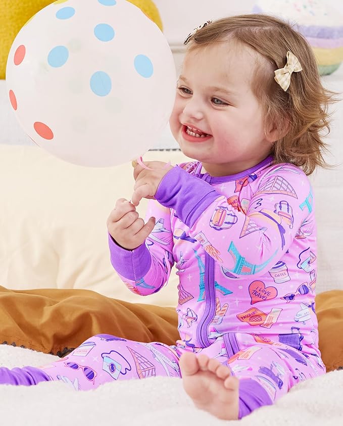 babee Reshinee Viscose derived from bamboo Baby Pajamas Convertible Footie - Image 6