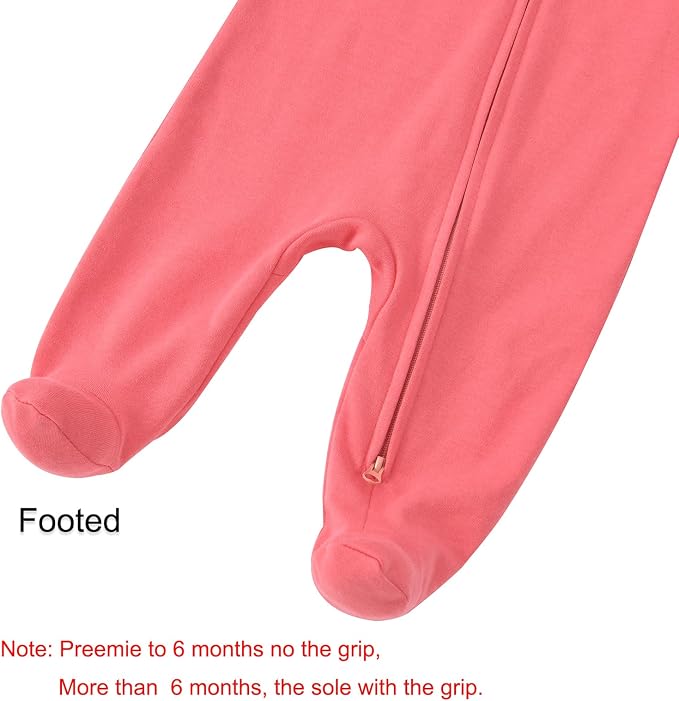 Aablexema Baby Footie Pajamas Cotton - Image 5