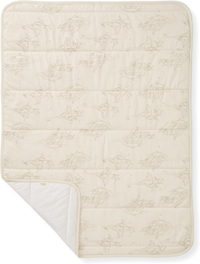 Burt's Bees Baby Organic Cotton Infant Reversible Blanket, Nursery Bedding | - Image 2