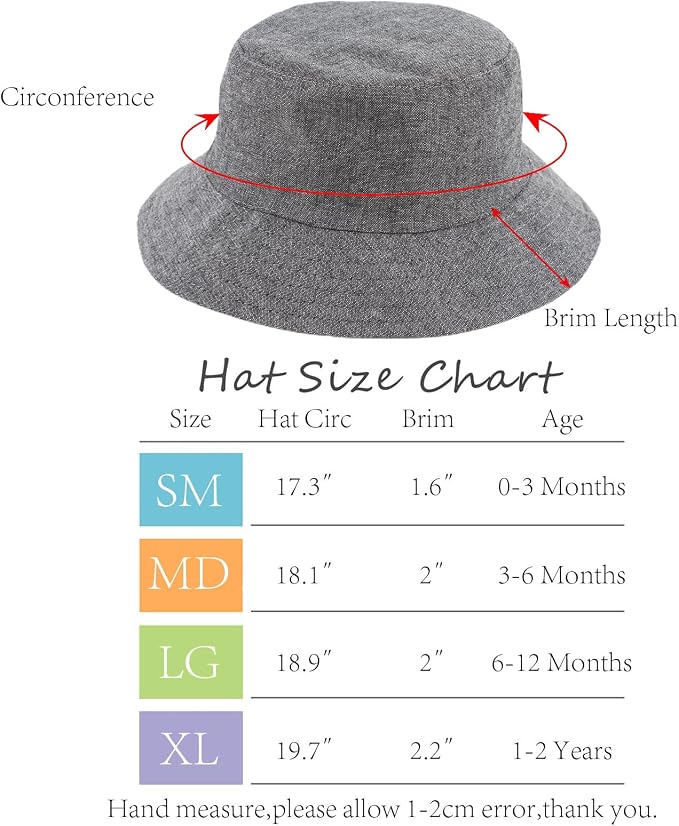 JANGANNSA Dinosaur Baby Boys Sun Hat Cotton Toddler Girls Bucket Hats Summer - Image 6
