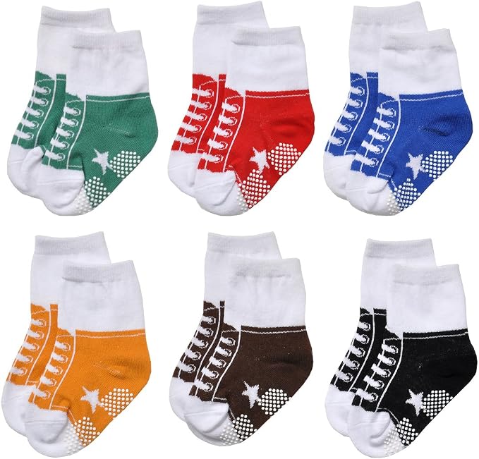 EPEIUS Unisex Baby Girls Boys Non-Slip Socks by EPEIUS
