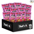 That’s it. Fruit Crunchables Apple + Strawberry Crisps, 15-Pack – 100% Real Fruit Snacks for Kids, Plant-Based, Non-GMO, Gluten-Free, No Sugar Added, Allergen-Free, Healthy Lunchbox Snack