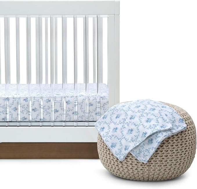 Delta Children 100% Cotton Muslin Baby Receiving Blankets - Image 12