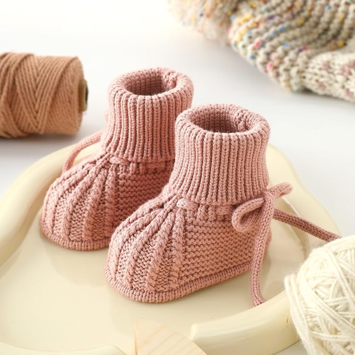 Baby Booties Soft Knit Baby Shoes - Image 2