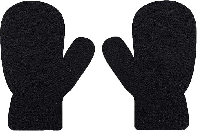 UTTPLL Toddler Magic Stretch Gloves Mittens Multicolor Soft Knit Gloves Warm - Image 2