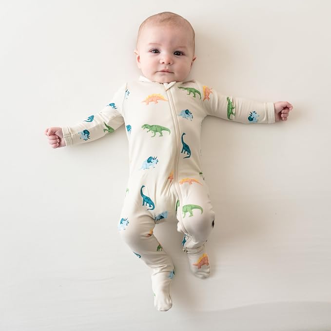 KYTE BABY Infant and Toddler Dual Zipper Footie, Ultra-Soft Rayon Made From - Image 2
