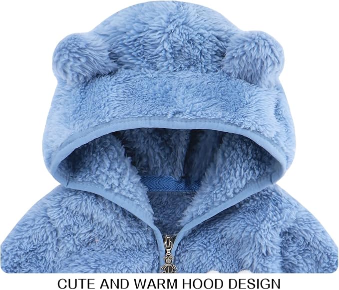 Baby Boy Fleece Jacket Girl Winer Clothes Coat - Image 3