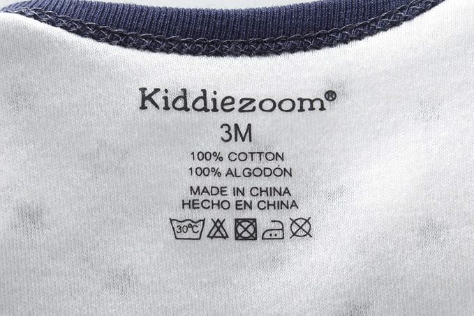 Kiddiezoom Baby Bodysuit Newborn Short Sleeve baby One-Piece Cotton 5-Pack baby - Image 6