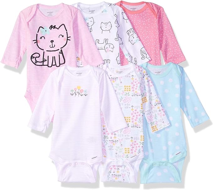 Onesies Brand Baby Boys & Girls 6-Pack Long Sleeve Bodysuits by OnesiesBrand