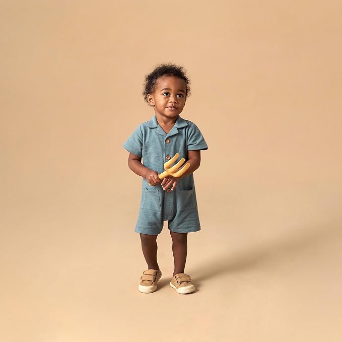 Modern Moments by Gerber Baby Boys' Short Sleeve Romper - Image 4