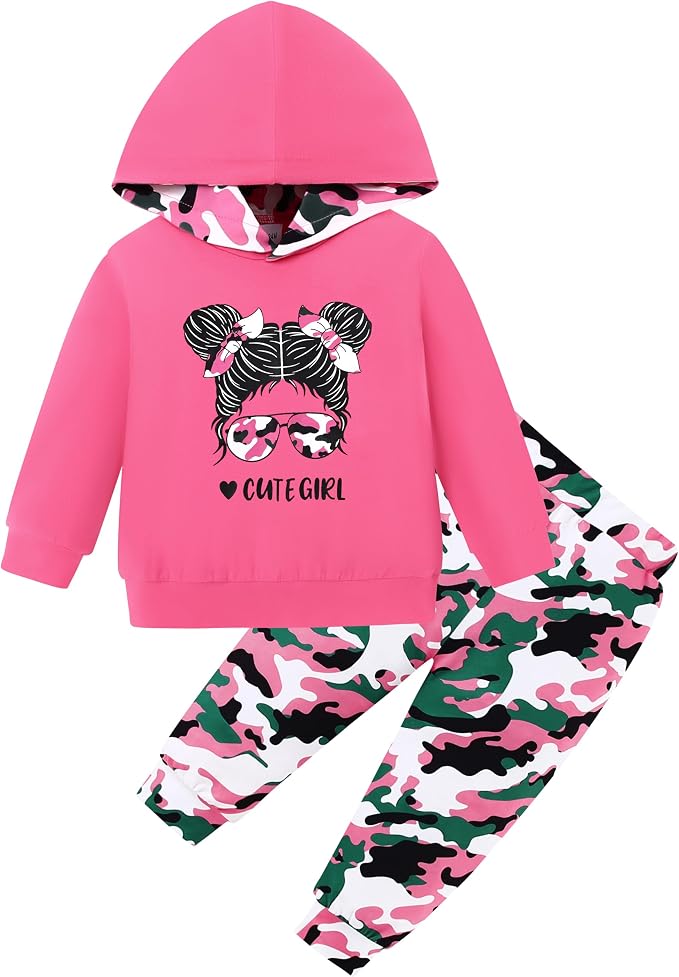 ZOEREA Toddler Girl Clothes Baby little Outfits Fall Winter Cute Sets 1-6T by ZOEREA
