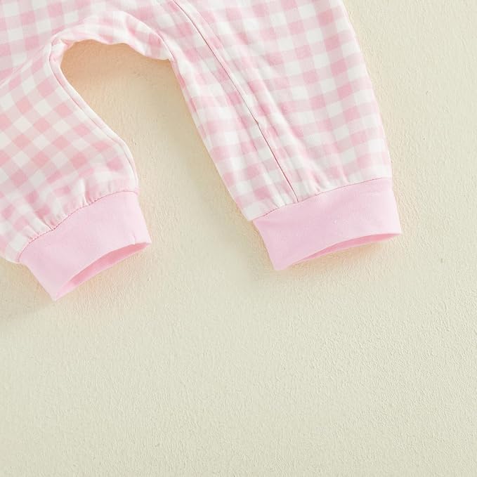 Seyurigaoka Newborn Baby Boy Girl Romper Long Sleeve Zipper Jumpsuit - Image 6