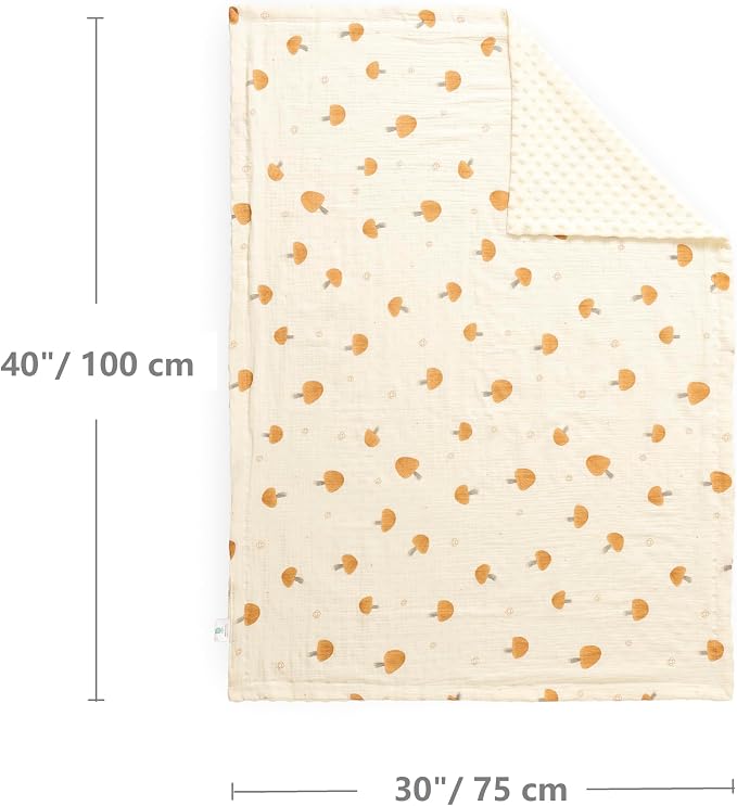 CREVENT 2Pcs 30''X40'' Cute Cozy Fluffy Warm Baby Blankets - Image 9