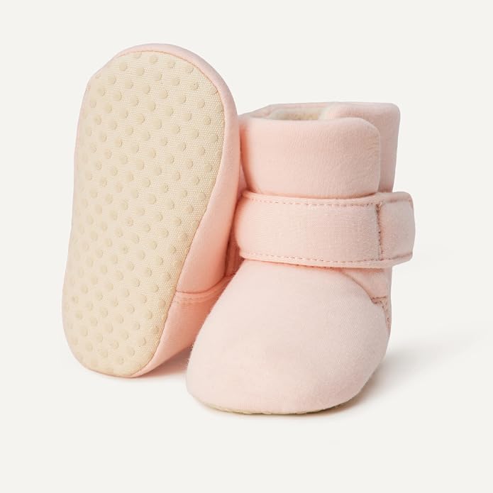 Amazon Essentials Unisex Babies' Soft Hook & Loop Booties, Infant Crib Shoes - Image 6