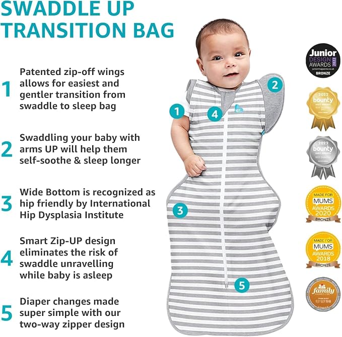 Love to Dream Swaddle UP, Silky-Lux 1.0 TOG, Luxurious 100% Viscose from Bamboo - Image 5