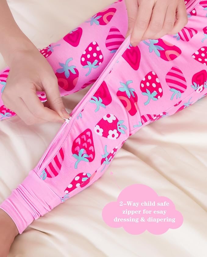 babee Reshinee Viscose Derived from Bamboo Baby Footie Pajamas Convertible - Image 4