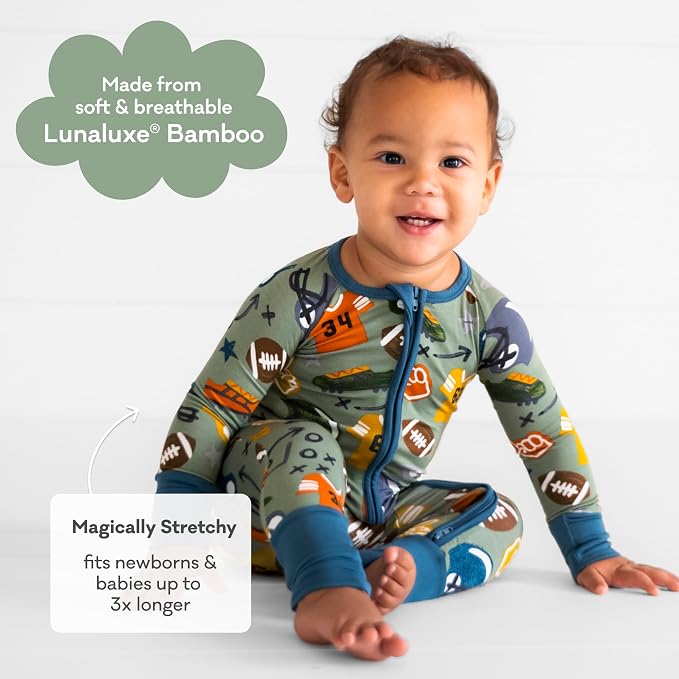 Little Sleepies Pajamas for Baby Boys & Girls, Viscose from Bamboo Baby Pajamas - Image 5
