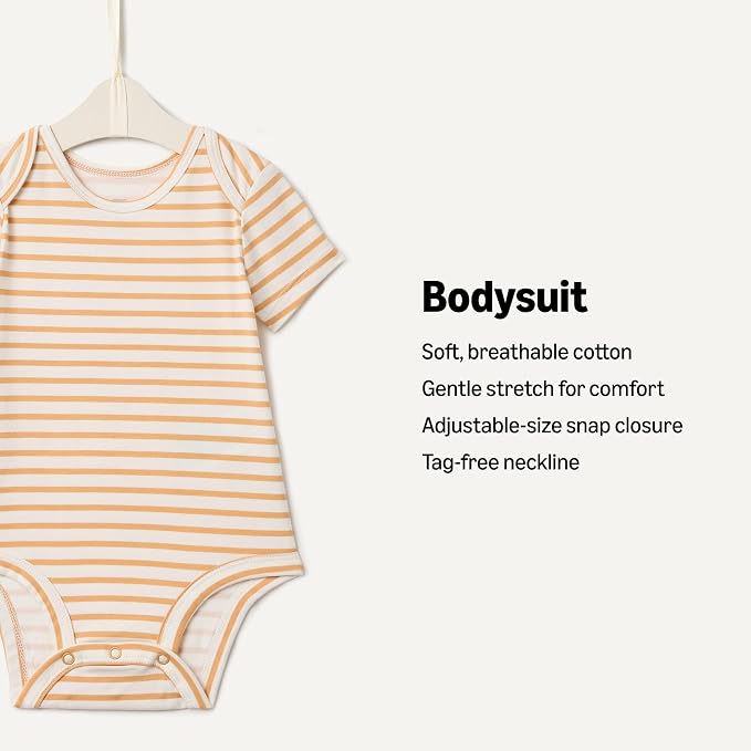Amazon Essentials x Sofia Grainge Unisex Babies' Short Sleeve Crewneck Bodysuit - Image 2