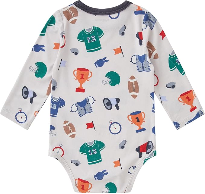 pureborn Baby Girls Boys Bodysuit Super Soft Cotton Romper 0-24 Months | - Image 2