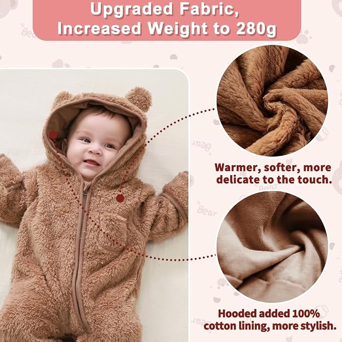 AiWMGL Newborn Baby Bear Outfit - Image 4