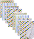 Gina Era Cotton Flannel Receiving Blankets Baby 8 Pcs, Baby Swaddle Blankets by GinaEra