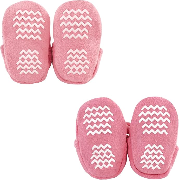 Hudson Baby Baby Animal Fleece Booties 2-pack - Image 5