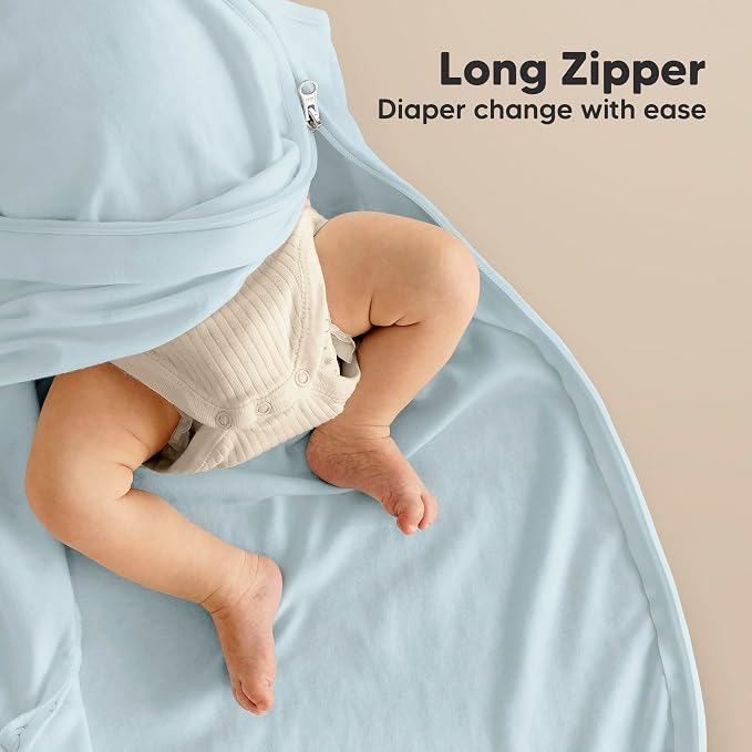 2-Pack Organic Baby Sleep Sacks, 100% Cotton 0.5TOG - Image 5