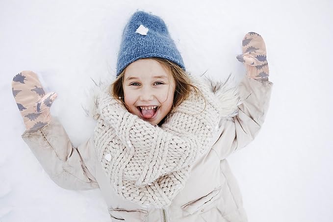 Toddler Gloves Kids Mittens Winter Warm Lined Fleece Gloves Waterproof Snow - Image 4