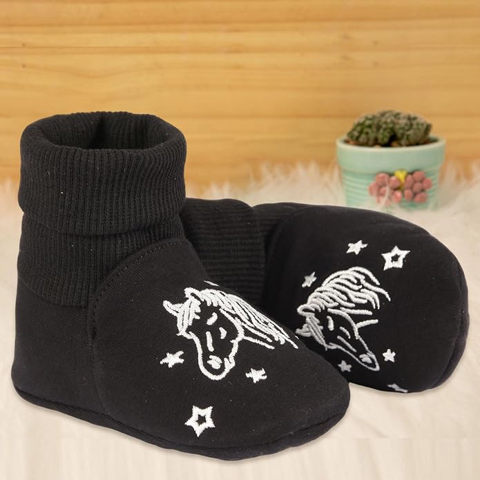 Newborn Infant Baby Cotton Booties Non-Slip Sole - Image 3
