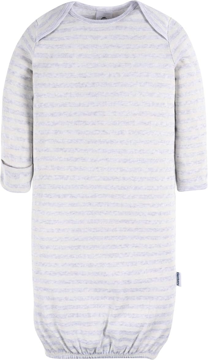 Gerber Baby Boys & Girls 4-Pack Sleeper Gown - Image 5