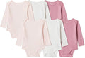 Amazon Essentials Unisex Babies' Long-Sleeve Cotton Bodysuits by AmazonEssentials