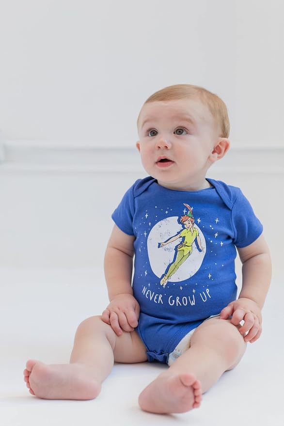Disney Baby 5-Pack Short Sleeve Bodysuits Newborn to Infant - Image 3