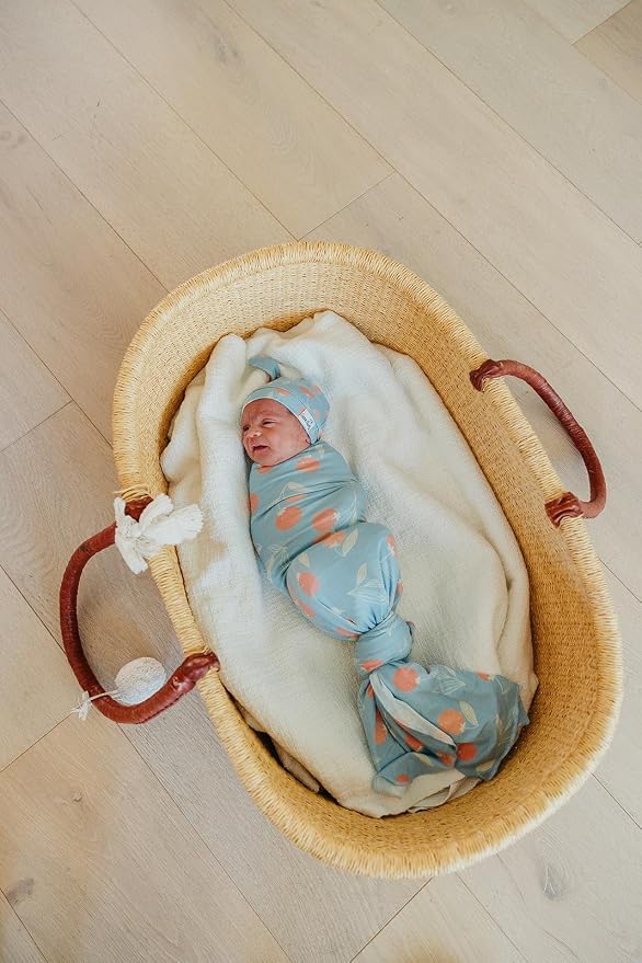 Copper Pearl Swaddle Blankets for Newborns | Soft Stretchy Receiving Blankets - Image 3
