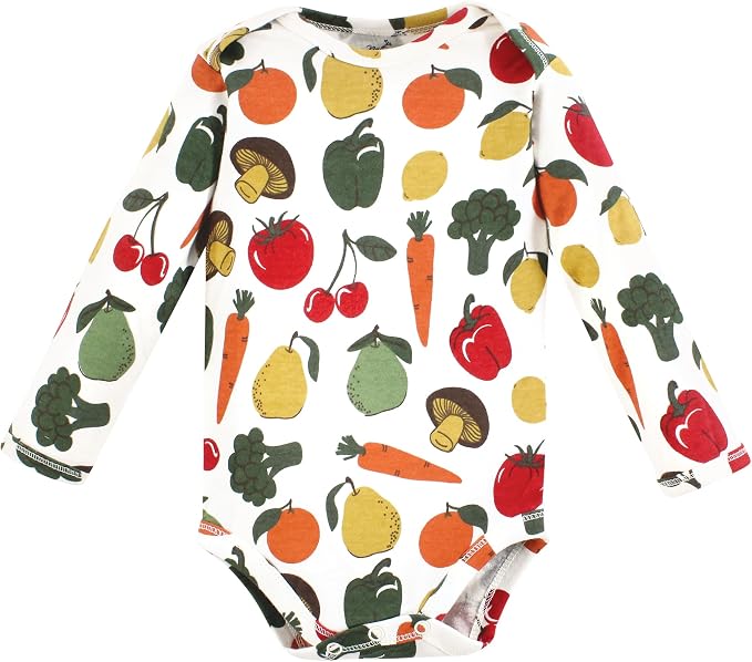 Touched by Nature Unisex Baby Organic Cotton Long-Sleeve Bodysuits - Image 4