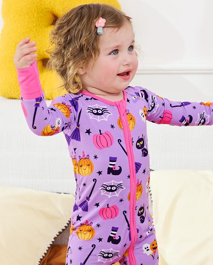 babee Reshinee Viscose derived from bamboo Baby Pajamas Convertible Footie - Image 4