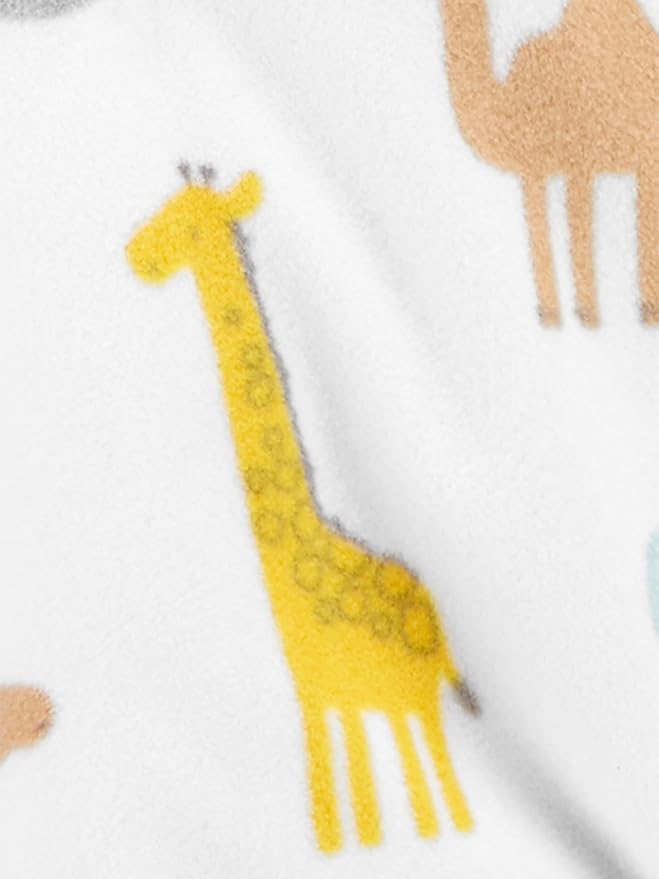 Simple Joys by Carter's Unisex Baby 2-pack Neutral Fleece Footed Sleep and Play - Image 2